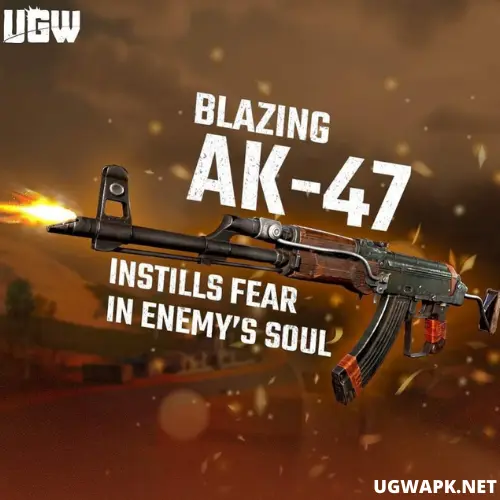 blazing ak 47 gun ugwapk